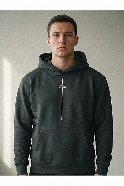MERCHCODE Pánská Bavlněná Mikina S Kapucí A Potiskem Vel. L