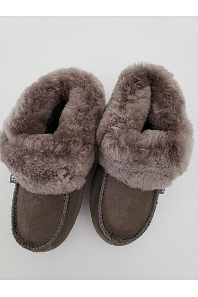 Dětské hnědé válenky s kožíškem Vel. 31 | Unimoda | obrázek 3