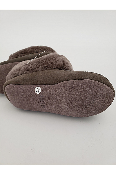 Dětské hnědé válenky s kožíškem Vel. 31 | Unimoda | obrázek 5