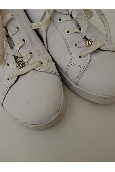 TOMMY HILFIGER Dámské tenisky Hardware Elevated Sneaker (FW0FW05926) Bílé Vel. 41 | TOMMY HILFIGER | obrázek 6