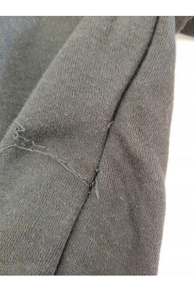 Pánská černá mikina s kapucí a klokaní kapsou Vel. L | Unimoda | obrázek 4