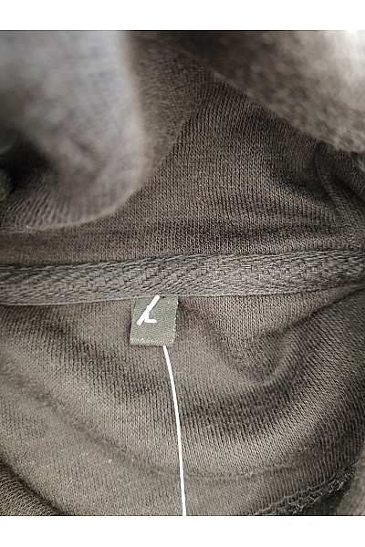 Pánská černá mikina s kapucí a klokaní kapsou Vel. L | Unimoda | obrázek 5
