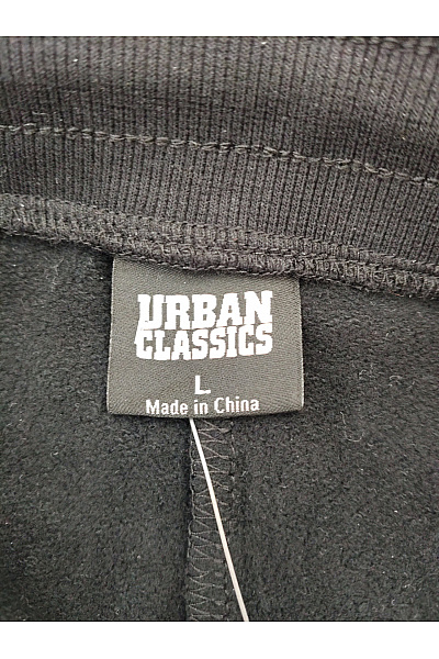 URBAN CLASSICS Černobílé bavlněné tepláky s lampasem Vel. L | URBAN CLASSICS | obrázek 6