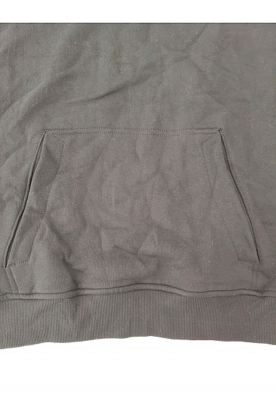 Pánská bavlněná mikina s kapucí a klokaní kapsou černá Vel. 5XL | Unimoda | obrázek 3