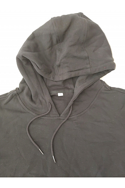 Pánská bavlněná mikina s kapucí a klokaní kapsou černá Vel. 5XL | Unimoda | obrázek 4