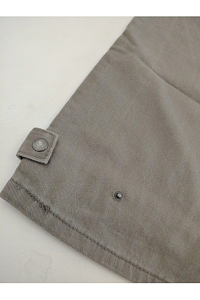 def Dámské khaki cargo džíny s kapsami a vysokým pasem Velikost S | def | obrázek 4