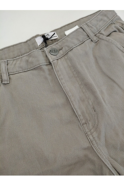def Dámské khaki cargo džíny s kapsami a vysokým pasem Velikost S | def | obrázek 5