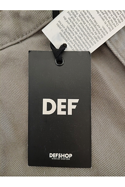 def Dámské khaki cargo džíny s kapsami a vysokým pasem Velikost S | def | obrázek 6