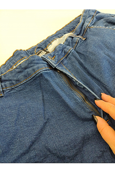 URBAN CLASSICS Pánské modré bavlněné cargo džíny jogger Vel. 4XL | URBAN CLASSICS | obrázek 4