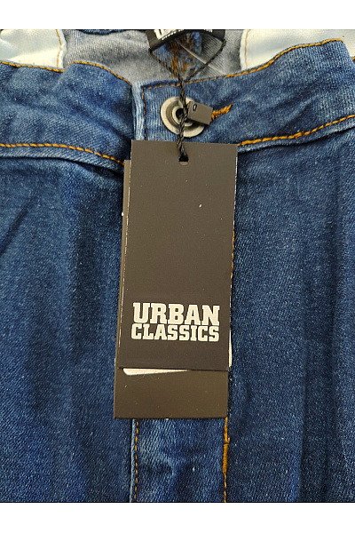 URBAN CLASSICS Pánské modré bavlněné cargo džíny jogger Vel. 4XL | URBAN CLASSICS | obrázek 7