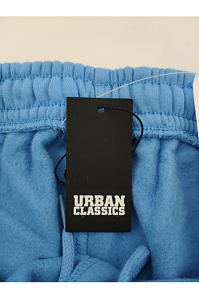 URBAN CLASSICS Modré bavlněné tepláky jogger s gumou v pase Velikost XL | URBAN CLASSICS | obrázek 7