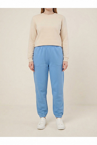 URBAN CLASSICS Modré Bavlněné Tepláky Jogger S Gumou V Pase Velikost XL