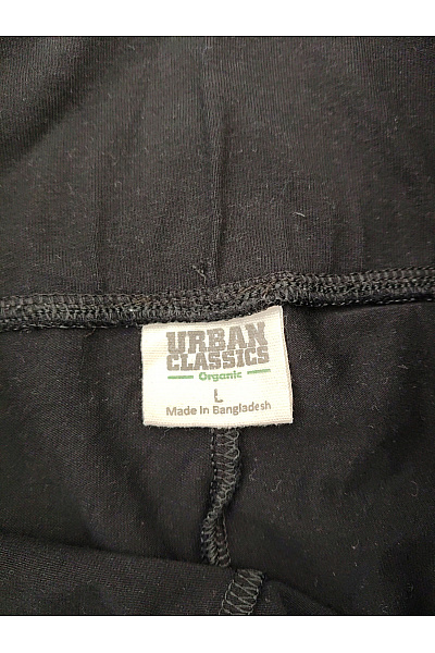 URBAN CLASSICS Černé bavlněné zvonové kalhoty s vysokým pasem Velikost L | URBAN CLASSICS | obrázek 6
