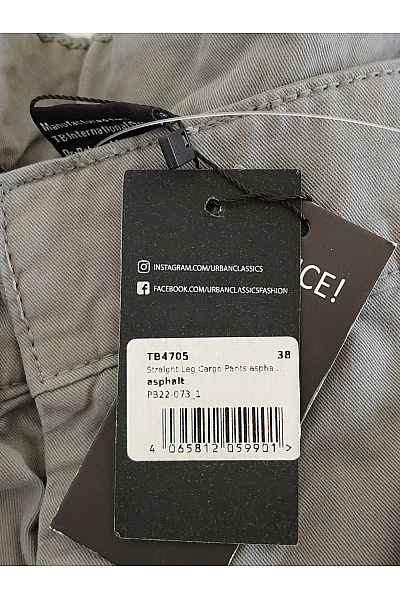 URBAN CLASSICS Pánské khaki cargo kalhoty bavlněné Velikost EU 38 | URBAN CLASSICS | obrázek 8