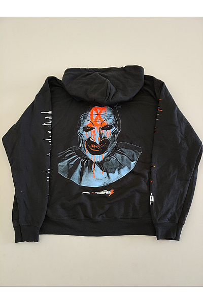 Gildan Černá pánská mikina s kapucí a potiskem streetwear Velikost L | Gildan | obrázek 2