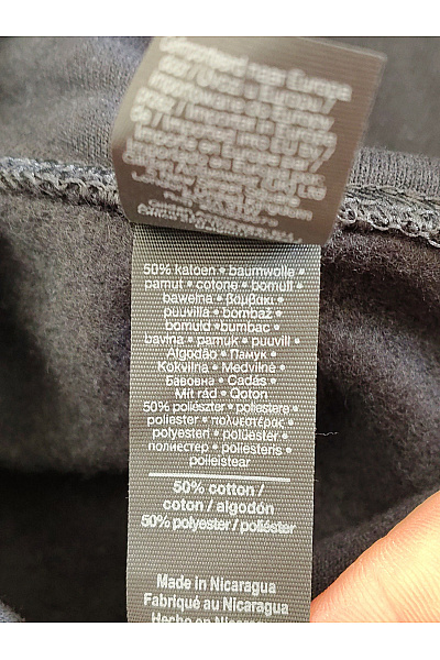 Gildan Černá pánská mikina s kapucí a potiskem streetwear Velikost L | Gildan | obrázek 8