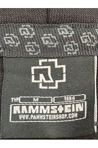 rammstein Pánská bavlněná mikina na zip s kapucí černá Vel. M | rammstein | obrázek 5