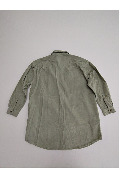 URBAN CLASSICS Dámská khaki manšestrová košilová bunda oversize Vel. M | URBAN CLASSICS | obrázek 4