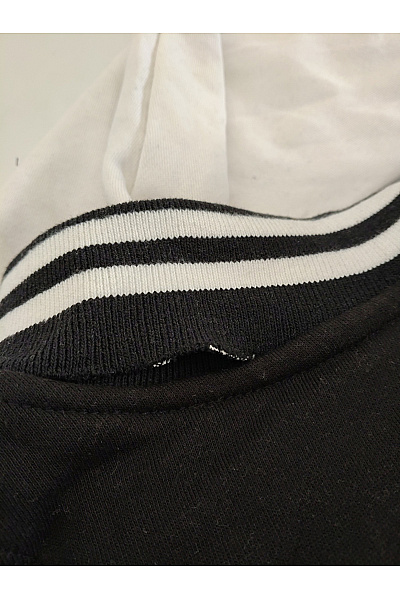 Černobílá baseballová bomber bunda Velikost M | Unimoda | obrázek 8