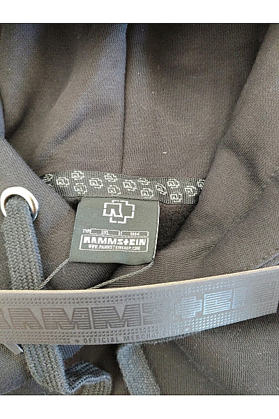 rammstein Pánská bavlněná mikina s kapucí a klokaní kapsou Vel. 3XL | rammstein | obrázek 3