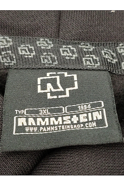 rammstein Pánská bavlněná mikina s kapucí a klokaní kapsou Vel. 3XL | rammstein | obrázek 5