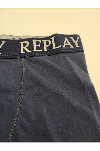 REPLAY Pánské modré boxerky Velikost XS | REPLAY | obrázek 3
