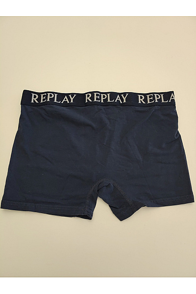 REPLAY Pánské modré boxerky Velikost XS | REPLAY | obrázek 4