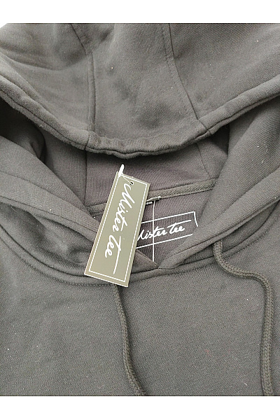 Mister Tee Dámská bavlněná černá mikina s kapucí a výšivkou Vel. 4XL | Mister Tee | obrázek 3