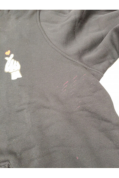 Mister Tee Dámská bavlněná černá mikina s kapucí a výšivkou Vel. 4XL | Mister Tee | obrázek 4