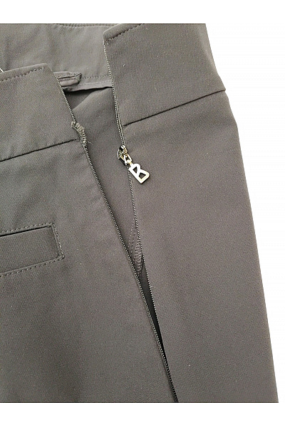 Bogner Hnědé elegantní rovné kalhoty s puky Vel. EU 38 | Bogner | obrázek 4