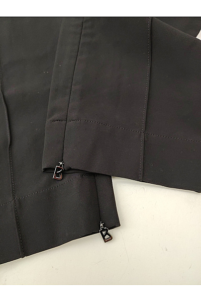 Bogner Hnědé elegantní rovné kalhoty s puky Vel. EU 38 | Bogner | obrázek 5