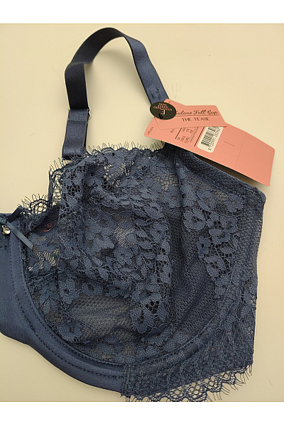 Hunkemoller Modrá krajková kosticová podprsenka Vel. EU 80E | Hunkemoller | obrázek 4