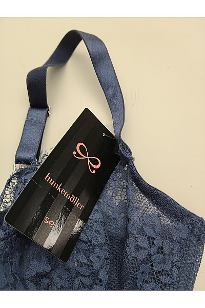 Hunkemoller Modrá krajková kosticová podprsenka Vel. EU 80E | Hunkemoller | obrázek 5