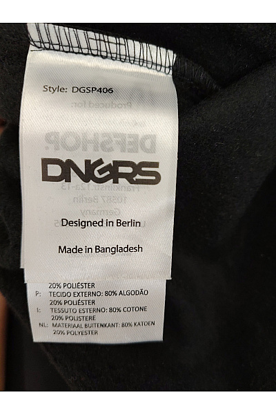 DNGRS Černé tepláky s potiskem Vel. 4XL | DNGRS | obrázek 7
