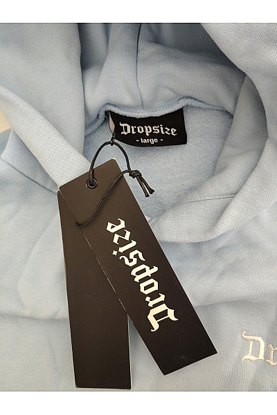 Dropsize Modrá bavlněná oversized mikina s kapucí a klokaní kapsou Vel. large | Dropsize | obrázek 6
