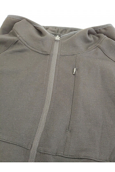 URBAN CLASSICS Pánská černá sportovní mikina na zip s kapucí Velikost S | URBAN CLASSICS | obrázek 4