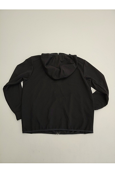 URBAN CLASSICS Pánská černá sportovní mikina na zip s kapucí Velikost S | URBAN CLASSICS | obrázek 5