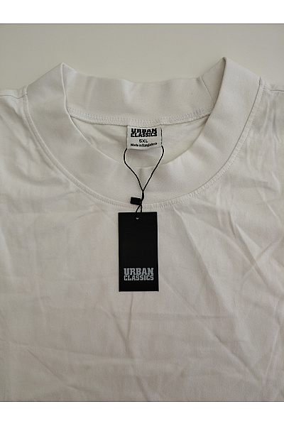 URBAN CLASSICS Bílé bavlněné tričko s krátkým rukávem oversize basic Vel. 5XL | URBAN CLASSICS | obrázek 4