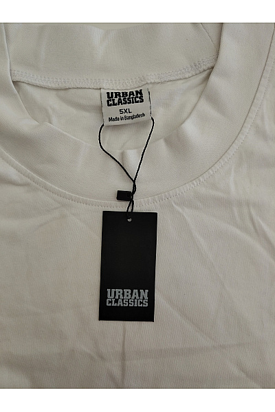 URBAN CLASSICS Bílé bavlněné tričko s krátkým rukávem oversize basic Vel. 5XL | URBAN CLASSICS | obrázek 7