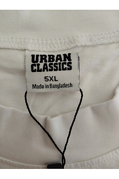 URBAN CLASSICS Bílé bavlněné tričko s krátkým rukávem oversize basic Vel. 5XL | URBAN CLASSICS | obrázek 8