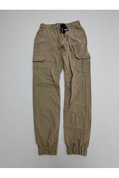 URBAN CLASSICS Pánské Khaki Cargo Jogger Kalhoty S Kapsami