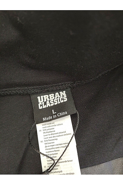 URBAN CLASSICS Černé lesklé legíny s vysokým pasem Vel. L | URBAN CLASSICS | obrázek 6