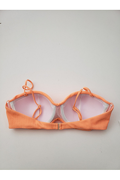 PROTEST Oranžová žebrovaná plavková podprsenka Vel. 44B | PROTEST | obrázek 3