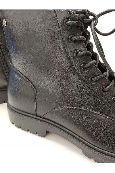 JACK & JONES Pánské černé kotníkové šněrovací workery vycházkové Velikost 45 | JACK & JONES | obrázek 7