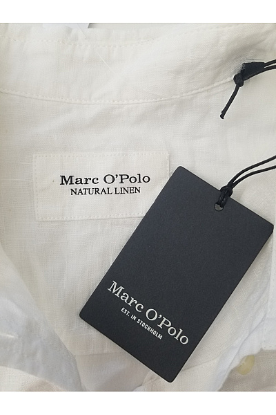 Marc O´Polo Dámská bílá lněná košile s krátkým rukávem regular fit Velikost EU 42 | Marc O´Polo | obrázek 8