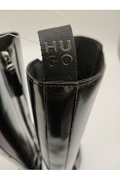 Hugo Boss Černé vysoké chelsea kozačky na platformě Velikost 38 | Hugo Boss | obrázek 8