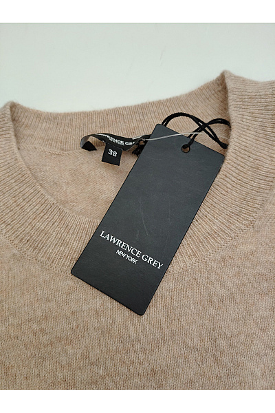 LAWRENCE GREY Béžový kašmírový pulovr oversized Vel. 38 | LAWRENCE GREY | obrázek 3