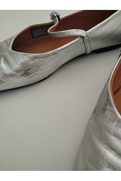 Calvin Klein Stříbrné baleríny Mary Jane s páskem a přezkou Vel. 39 | Calvin Klein | obrázek 7