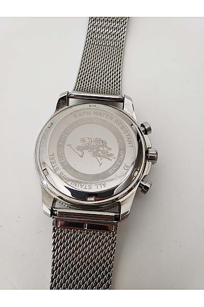 U.S.POLO ASSN. Pánské chronografové hodinky stříbrné s modrým ciferníkem | U.S.POLO ASSN. | obrázek 7