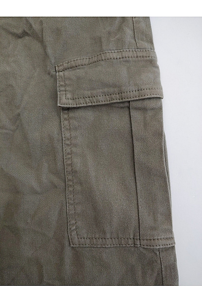 URBAN CLASSICS Dámské khaki cargo kalhoty široké bavlněné Velikost US 28 | URBAN CLASSICS | obrázek 3